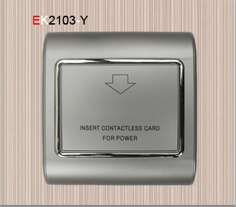 TTLOCK compatible energy switch (room-bound, time-limited) on a wall